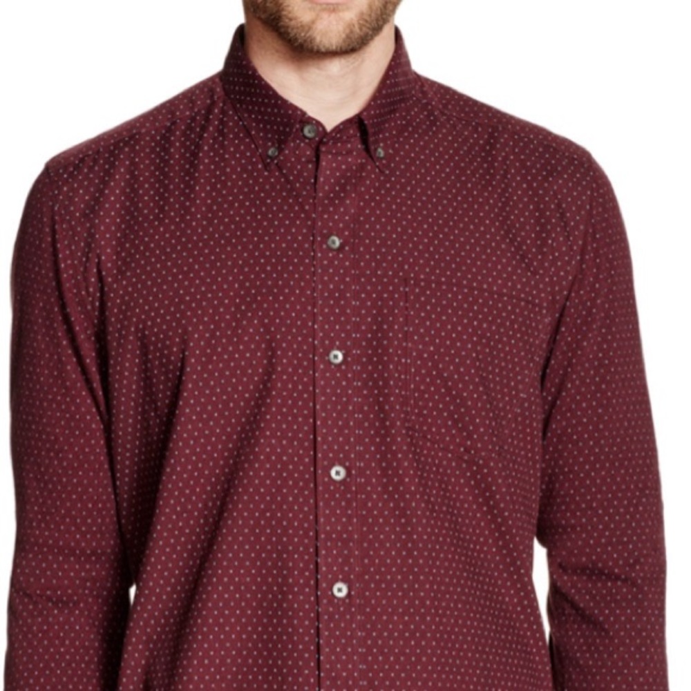 NWT WRK Dot standard Shirt sz S